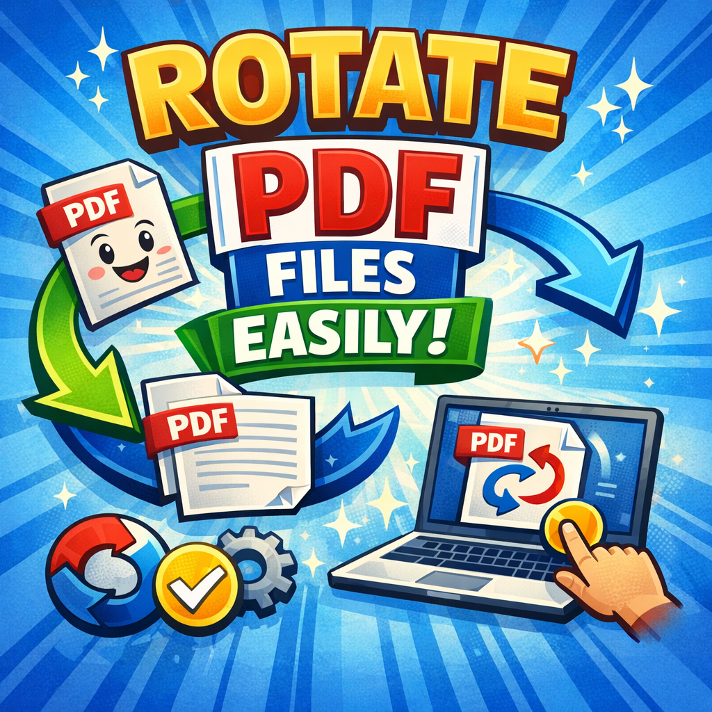 Rotate PDF files easily