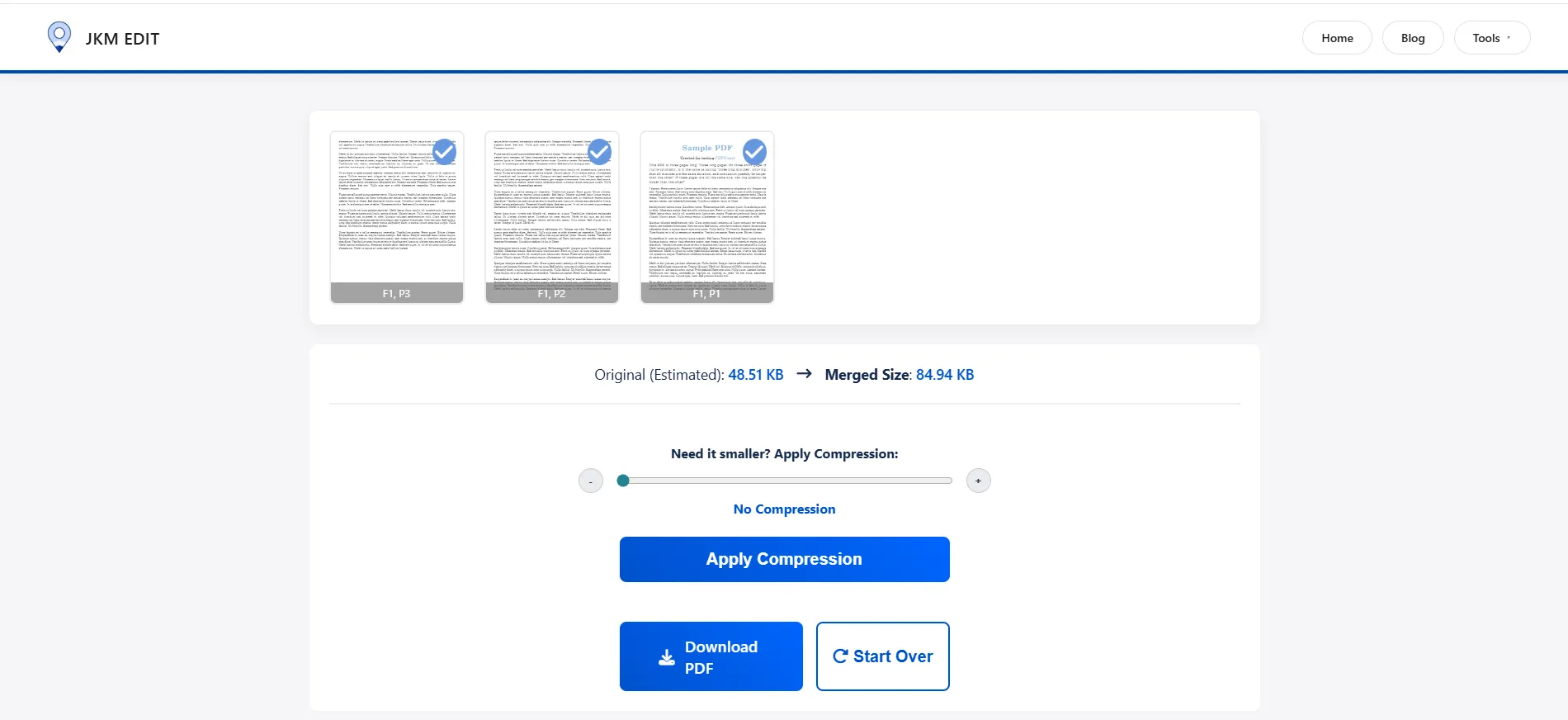 step 3 Downlload final merged PDF stnd_pdf document