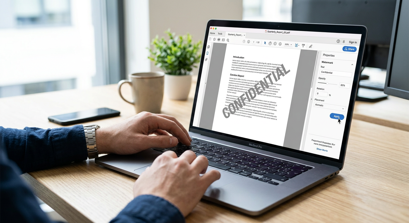 Start adding watermark to PDF files now